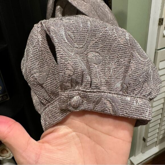 Anthropologies Current Air Los Angeles Textured Puff Shoulder Blouse – Size Larg - Picture 6 of 10